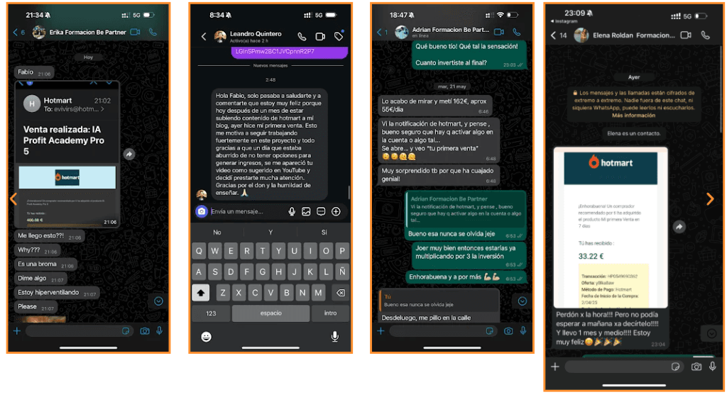 resultados reales de adquirir la formacion partner 360