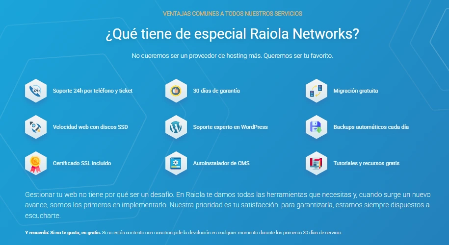 Raiola networks