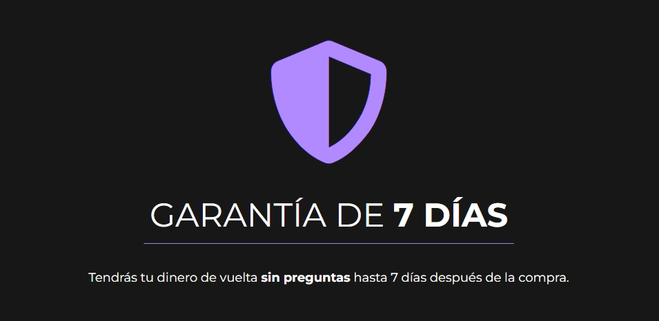 Garantia de 7 dias