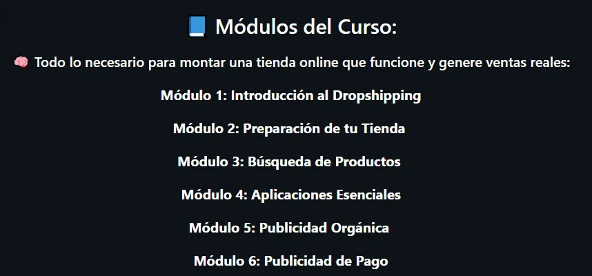 Contenidos del curso y qué aprenderás paso a paso