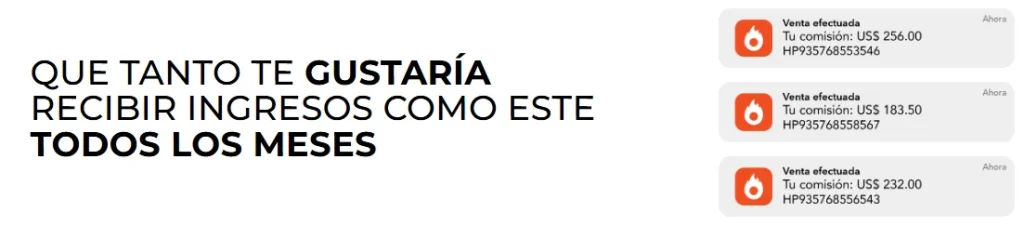 ventas demostradas con este curso