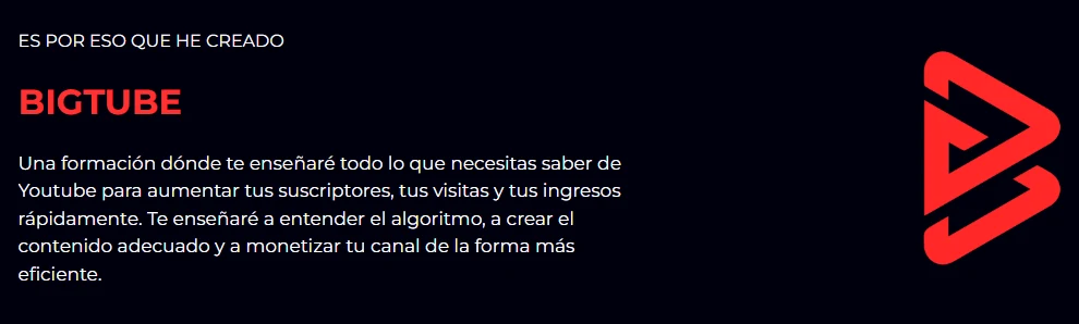 Ganar dinero en YouTube con el curso Bigtube de Pol Corominas