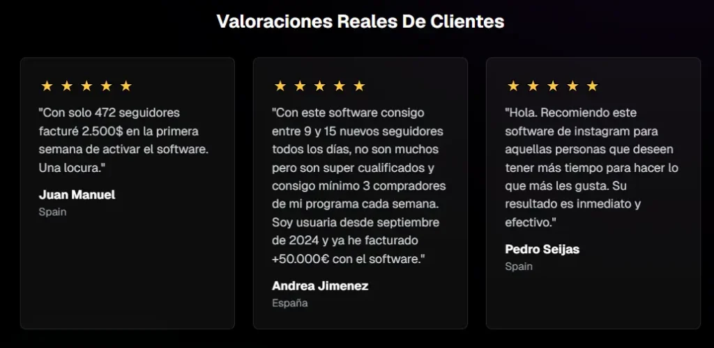 testimonios y resultados de como ganar dinero con instagram, instalead