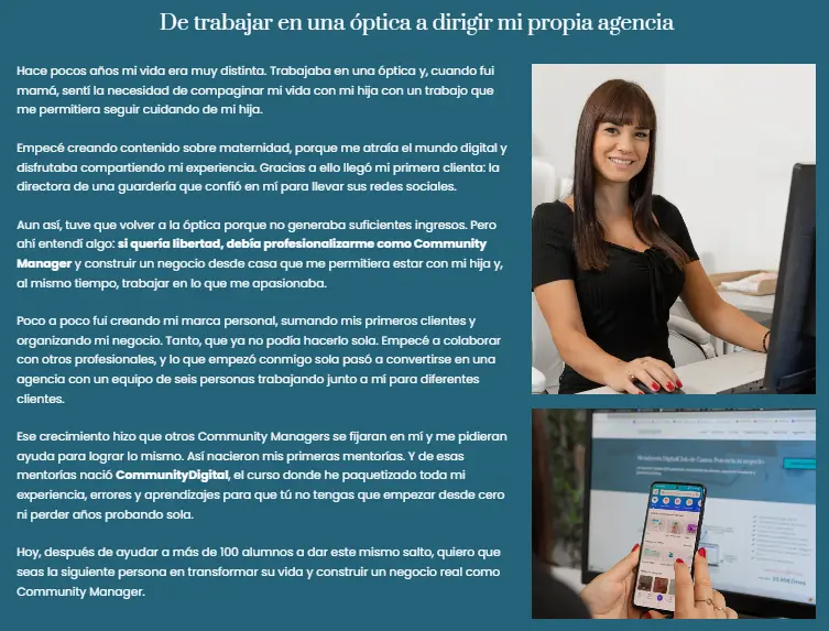 Detrás de CommunityDigital está Lola Ruiz