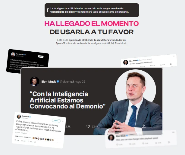 Elon Musk impulsor de la IA
