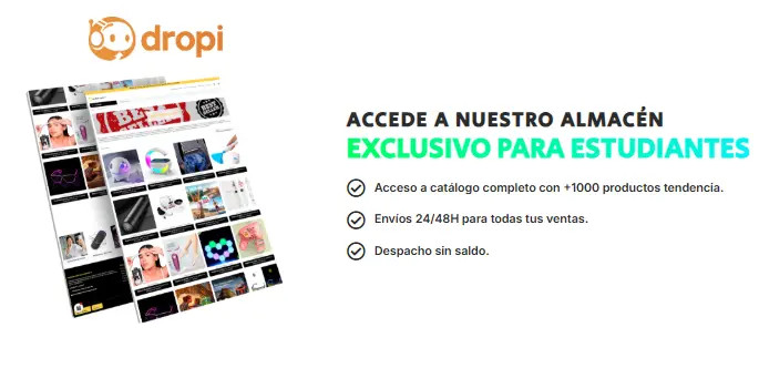 Accede al almacen exclusivo de dropshipping