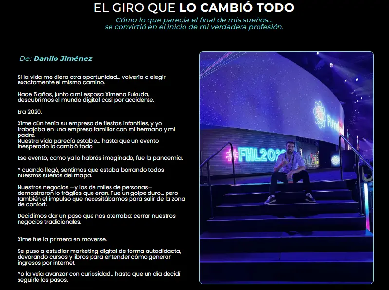 el giro que cambio todo a danlo Jimenez
